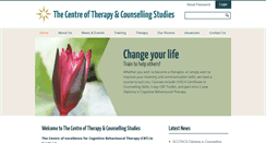 Desktop Screenshot of centreoftherapy.org